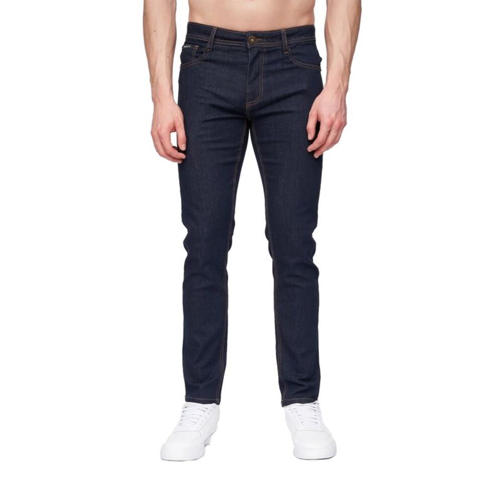 Henleys Mens Mayhen Slim Jeans / Raw Wash
